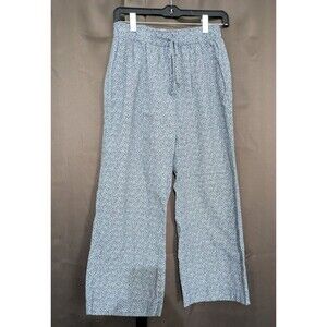 Abercrombie & Fitch Navy Blue Floral Pattern Pull On Pants Size XS Fairy